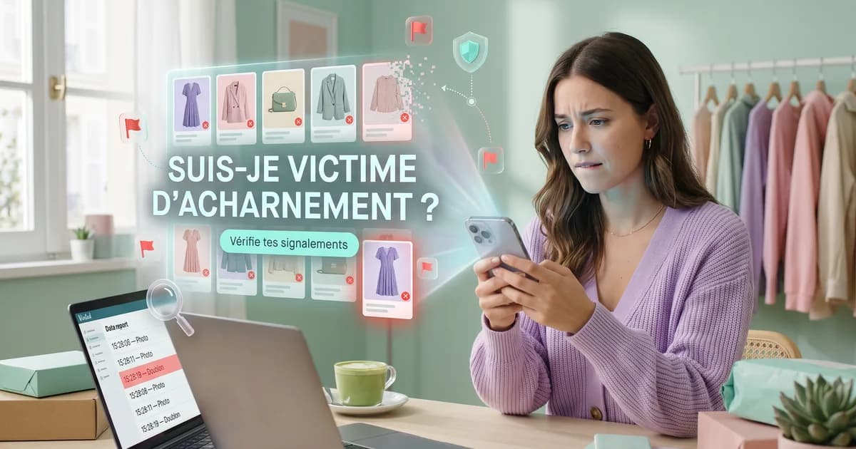 Vinted-verkoopster die verifieert of ze slachtoffer is van vervolgingen en misbruikte meldingen via het AVG-dataverzoek