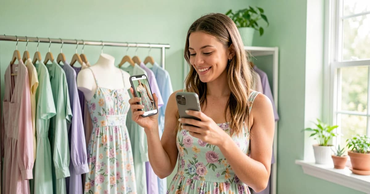 Fotos con maniquí IA para Wallapop: