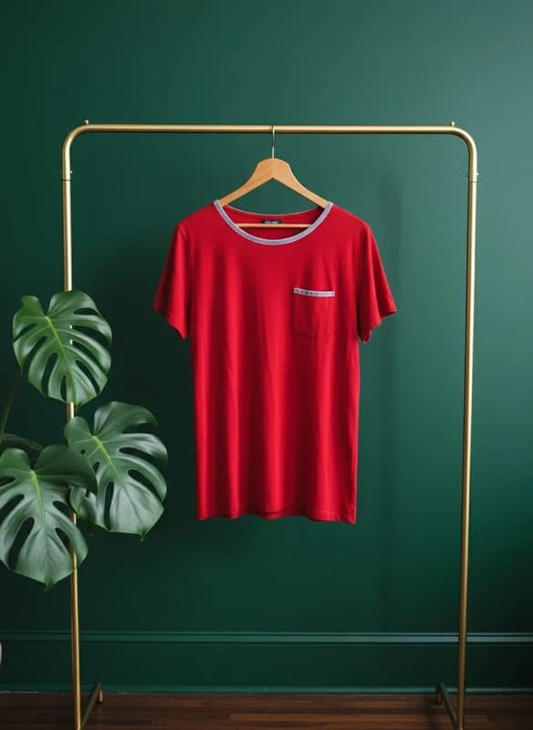 Kledingstuk aan een verzorgd rek, modus hanger van Vendy Studio